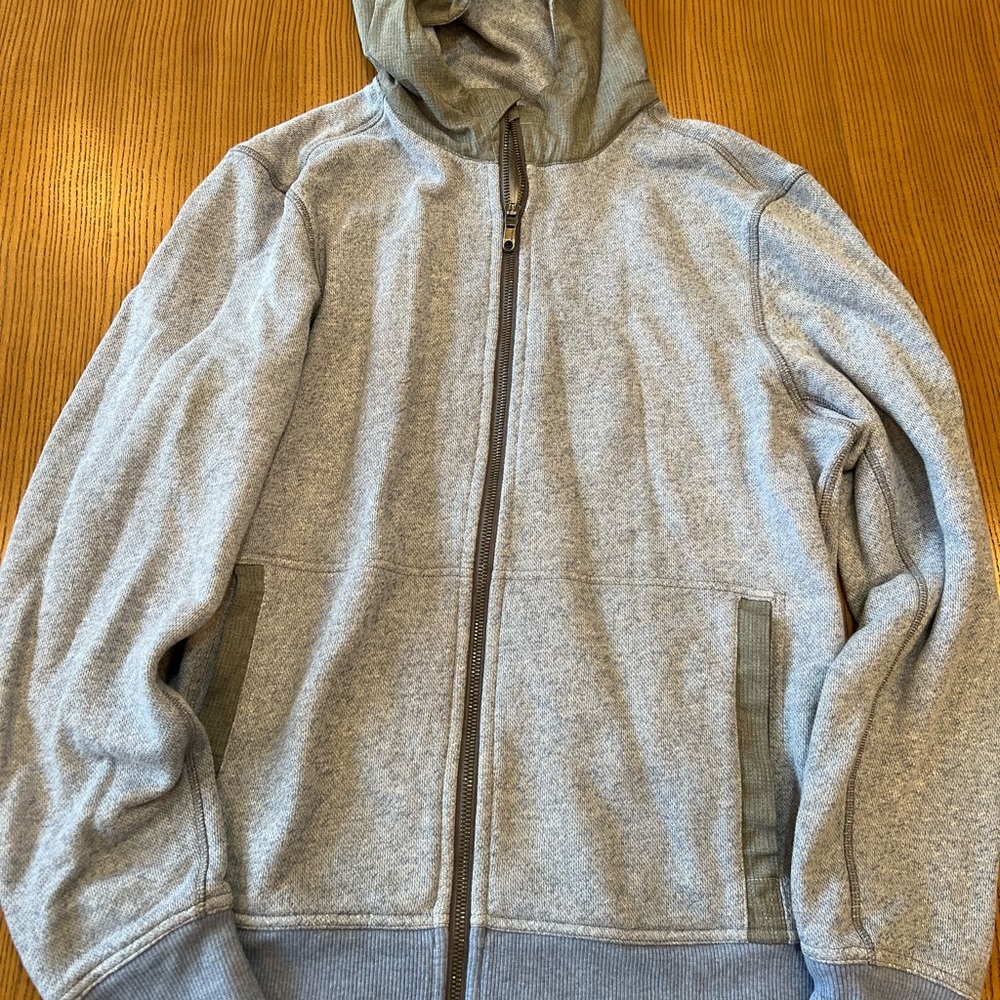 Lululemon medium zip up blue hoodie size medium